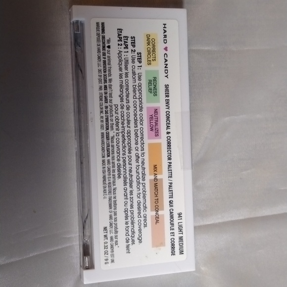 Hard candy number 941 light medium new sheer envy conceal and correct palette - Picture 7 of 9